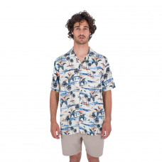 Camisa Hurley Linen Rincon Camp